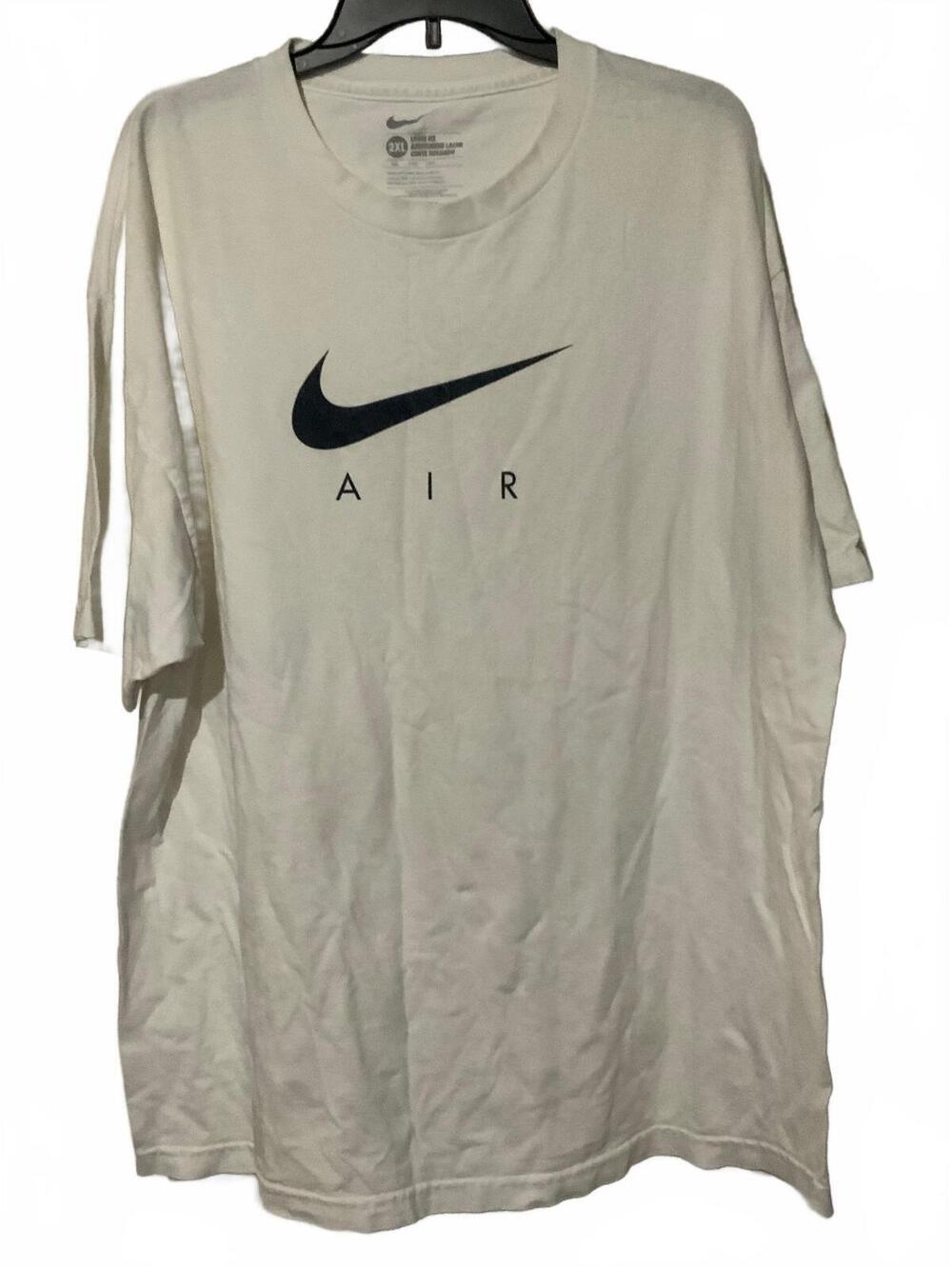 Nike Air White T-Shirt with Black Logo